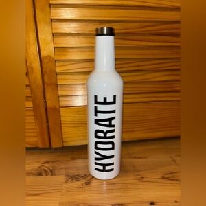 Hydrate White Water Bottle